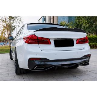 Диффузор заднего бампера V4 (для M-Sport/M5 F90, Карбон) фото 2