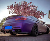 BMW 6 серия F12/F13/F06 2011-2018 гг. Диффузор заднего бампера FRP V2 (для M6) фото 7