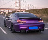 BMW 6 серия F12/F13/F06 2011-2018 гг. Диффузор заднего бампера FRP V2 (для M6) фото 9