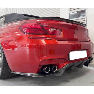 Диффузор заднего бампера FRP V2 (для M6) BMW 6 серия F12/F13/F06 2011-2018 гг. фото 3