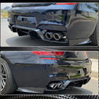 BMW 6 серия F12/F13/F06 2011-2018 гг. Диффузор заднего бампера FRP V6 (для M6) фото 4