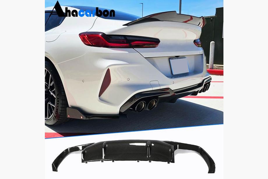 BMW 8 серия G14/G15/G16 2018- гг. Диффузор заднего бампера (для F93, Карбон) Image