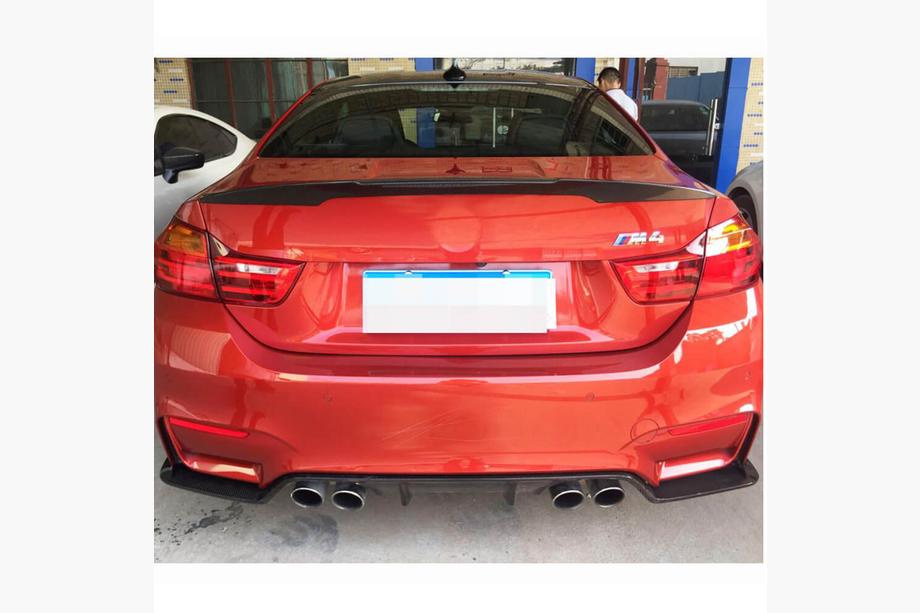 BMW 3 серия F30/F31 2012-2019 гг. Диффузор заднего бампера V3 (для F80, Карбон) Фото 3