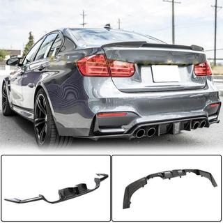 Диффузор заднего бампера V13 (для F80, Карбон) BMW 3 серия F30/F31 2012-2019 гг. фото 1