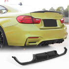 BMW 4 серия F32/F33/F36 2012-2020 гг. Диффузор заднего бампера Carbon V9 (для F82/F83) фото 2