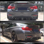BMW 4 серия F32/F33/F36 2012-2020 гг. Диффузор заднего бампера Carbon V13 (для F82/F83) фото 4