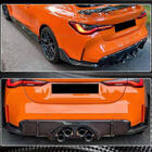 BMW 3 серия G20/G21 2018- гг. Задний Диффузор V2 (для G80, Карбон) фото 3