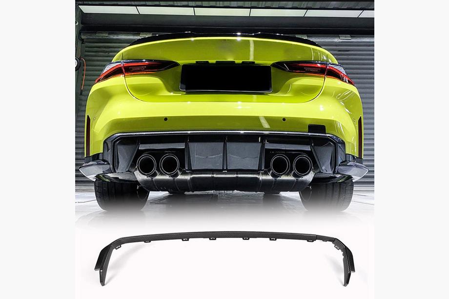 BMW 3 серия G20/G21 2018- гг. Диффузор заднего бампера V3 (для G80, Карбон) Image