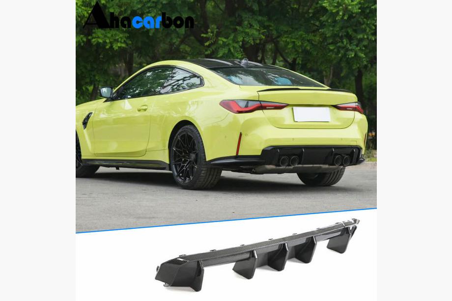 BMW 4 серия G22/23/26 2020- гг. Задний Диффузор V1 (для G82/G83, Карбон) Image