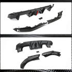 BMW 4 серия G22/23/26 2020- гг. Диффузор заднего бампера Сухой карбон V5 (для G82/G83 2021+) фото 4