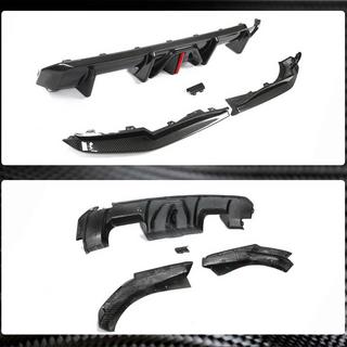 Диффузор заднего бампера Сухой карбон V5 (для G82/G83 2021+) BMW 4 серия G22/23/26 2020- гг. фото 4