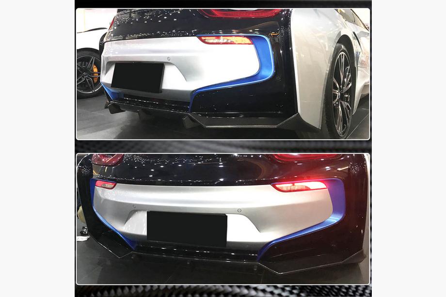 BMW I8 2014-2020 гг. Диффузор Заднего Бампера (Карбон) Фото 3