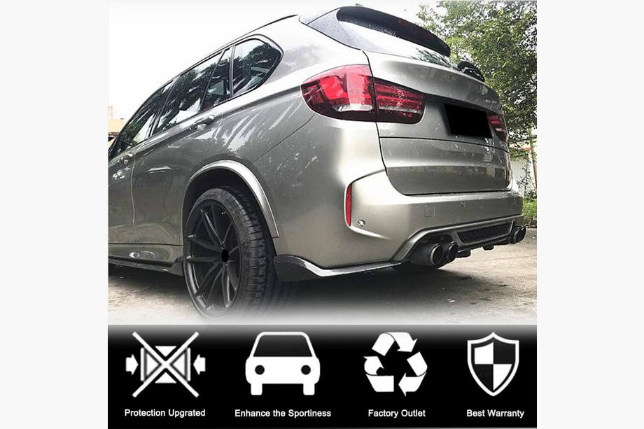 BMW X5 F15 2013-2018 гг. Диффузор заднего бампера FRP V5 (для F85) Фото 2