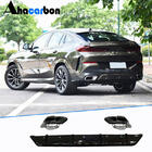 BMW X6 G06 2019- гг. Диффузор заднего бампера ABS (для M-Sport, 2023+) фото 1