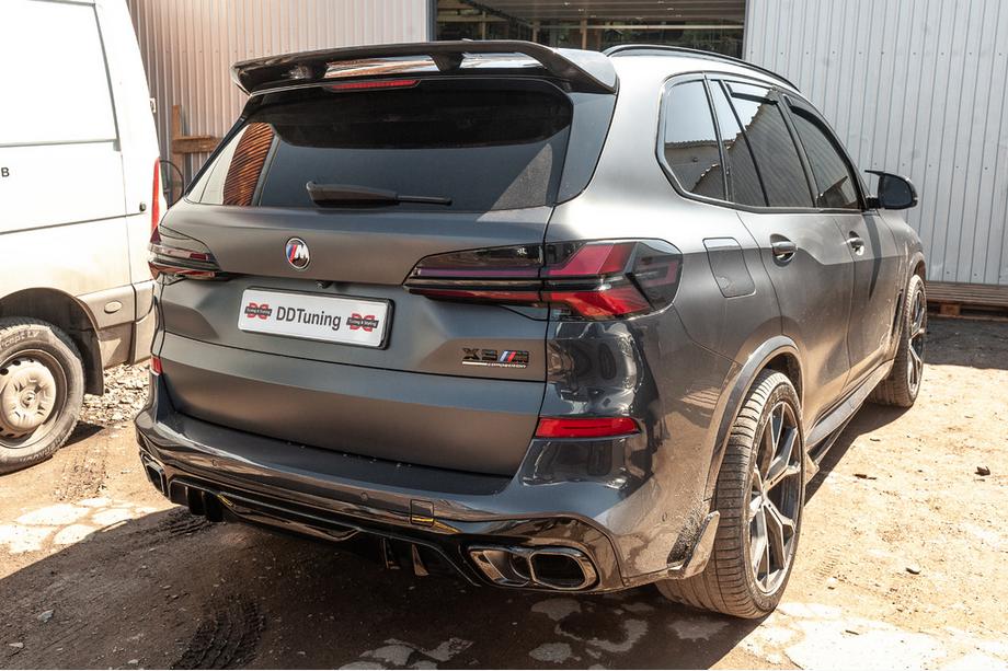 BMW X5 G05 2019–2026 гг. Спойлер заднего стекла V3 (Натуральный карбон) Фото 10