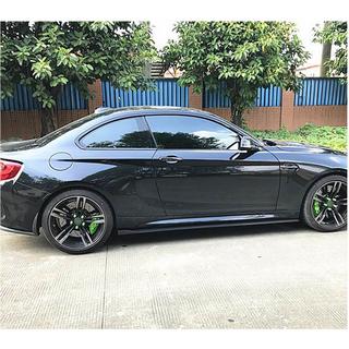 Накладки на пороги Carbon V2 (для M-Competition) BMW 2 серия F22/F23 2014-2021 гг. фото 4