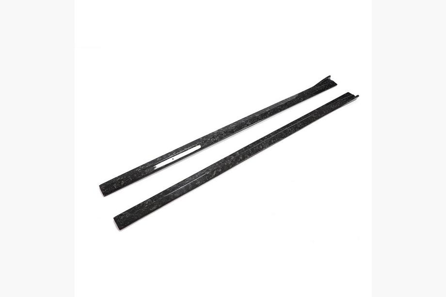 BMW 2 серия F22/F23 2014-2021 гг. Накладки на пороги Carbon V2 (для M-Competition) Image