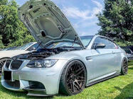 BMW 3 серия E92/E93 2006–2013 гг. Накладки на пороги (Карбон) фото 2