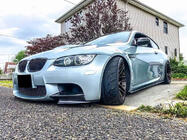 BMW 3 серия E92/E93 2006–2013 гг. Накладки на пороги (Карбон) фото 5