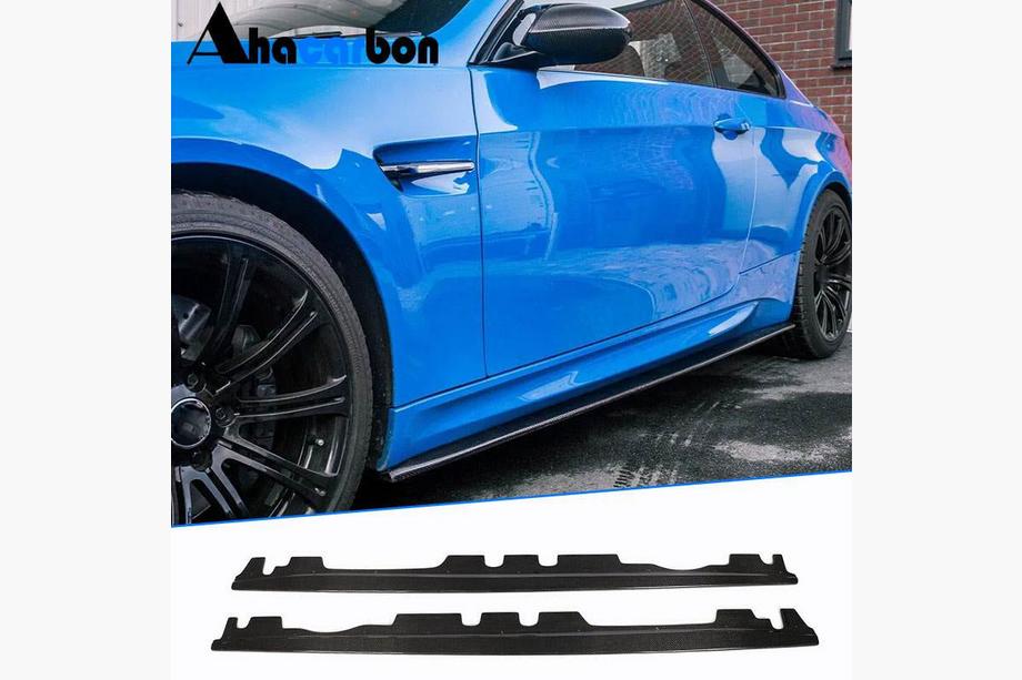 BMW 3 серия E92/E93 2006–2013 гг. Накладки на пороги (Карбон) Image