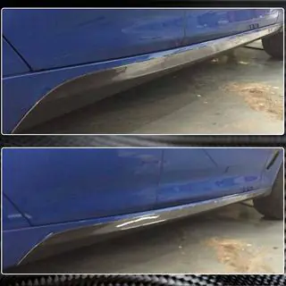 Накладки на пороги (для M-Sport, Карбон) BMW 3 серия F34 2013–2020 гг. фото 3