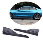 BMW 4 серия F32/F33/F36 2012-2020 гг. Накладки на пороги (для F32/F33/F36 M-Sport, Карбон) фото 1