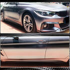 BMW 4 серия F32/F33/F36 2012-2020 гг. Накладки на Пороги V1 (для F32/F33 M-Sport, Карбон) фото 4