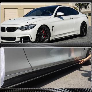 Накладки на пороги ABSV4 (для M-Sport) BMW 4 серия F32/F33/F36 2012-2020 гг. фото 4