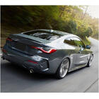 BMW 4 серия G22/23/26 2020- гг. Накладки на пороги V1 (для G22/G23 M-Sport, Карбон) фото 2