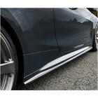 BMW 4 серия G22/23/26 2020- гг. Накладки на пороги V1 (для G22/G23 M-Sport, Карбон) фото 3