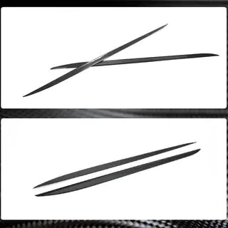 Накладки на пороги V2 (для G22/G23 M-Sport, Карбон) BMW 4 серия G22/23/26 2020- гг. фото 4