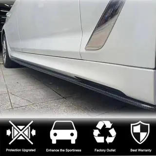 Накладки на пороги (для порогов M-Sport/M5, Карбон) BMW 5 серия F10/F11 2010–2016 гг. фото 3