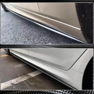 Накладки на пороги (для порогов M-Sport/M5, Карбон) BMW 5 серия F10/F11 2010–2016 гг. фото 4
