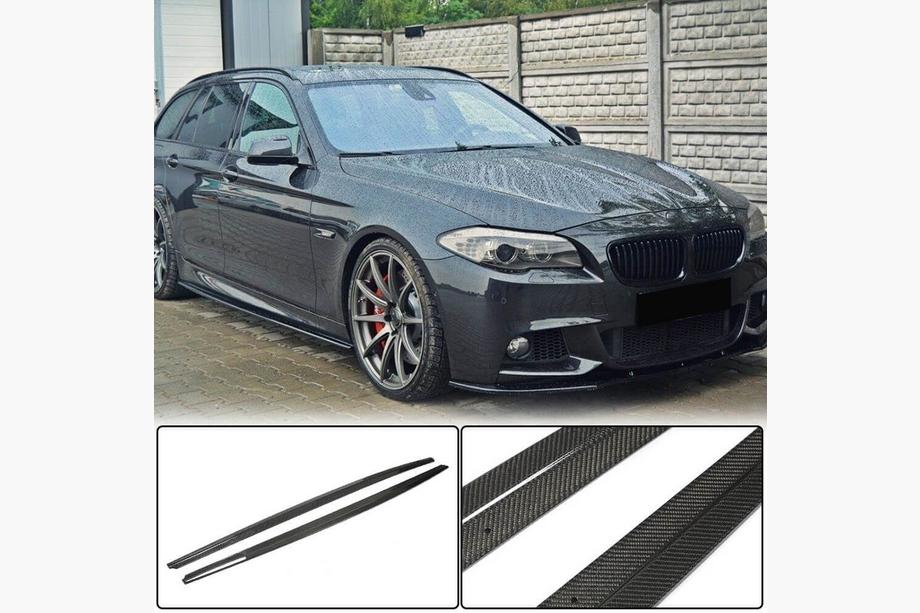 Накладки на пороги (для F10 M-Sport/M5, Карбон) Image