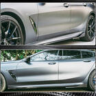BMW 8 серия G14/G15/G16 2018- гг. Накладки на пороги V2 (для G16 M-Sport/F93 M8, Карбон) фото 4