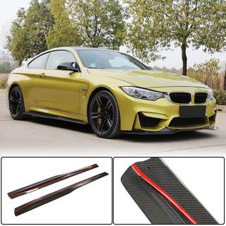 Накладки на пороги FRP V4 (для F82) BMW 4 серия F32/F33/F36 2012-2020 гг. фото 1