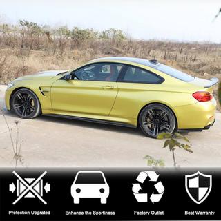 Накладки на пороги FRP V4 (для F82) BMW 4 серия F32/F33/F36 2012-2020 гг. фото 2