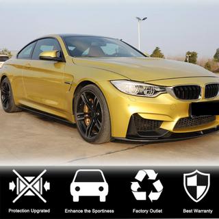 Накладки на пороги Carbon V6 (для F82) BMW 4 серия F32/F33/F36 2012-2020 гг. фото 2