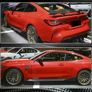 Накладки на пороги Dry Carbon V2 (для G82/G83) BMW 4 серия G22/23/26 2020- гг. фото 4