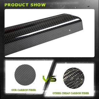 Накладки на пороги Carbon V2 (для G87) BMW 2 серия G42 2021- гг. фото 4