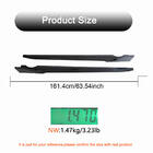 Накладки на пороги V3 (Черный Глянец) фото 3