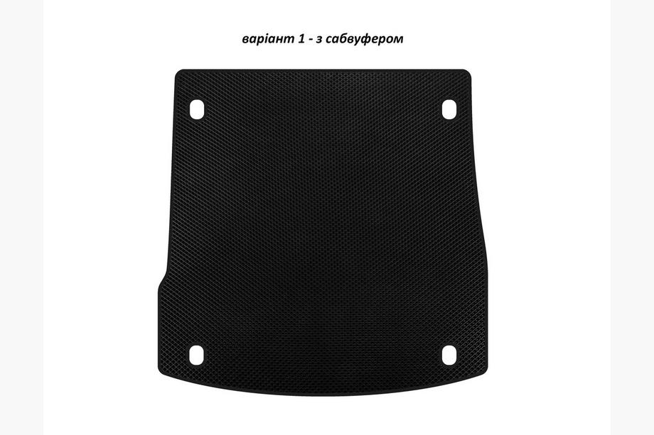 Alfa Romeo Stelvio 2016- гг. Коврик в багажник EVA V-1 (с сабвуфером, Черный) Image