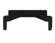 Mercedes SLK R172 2011-2016 гг. Коврик в багажник EVA (верхний, Roadster, Черный) фото 1