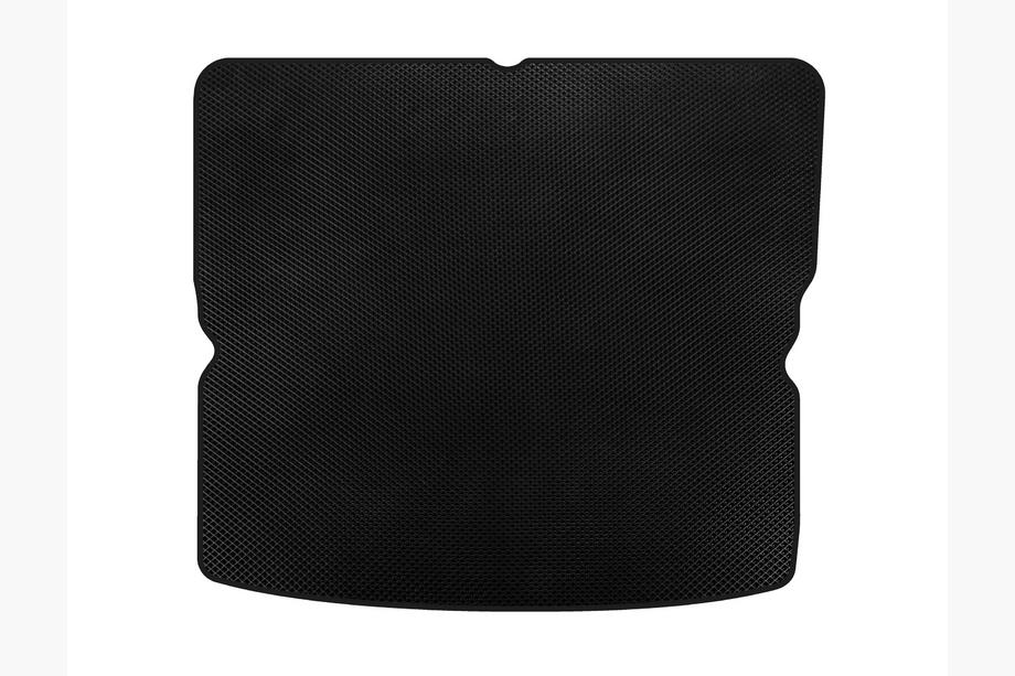 Opel Zafira B 2005-2011 гг. Коврик в багажник EVA (с заходом на 3 ряд, Черный) Image