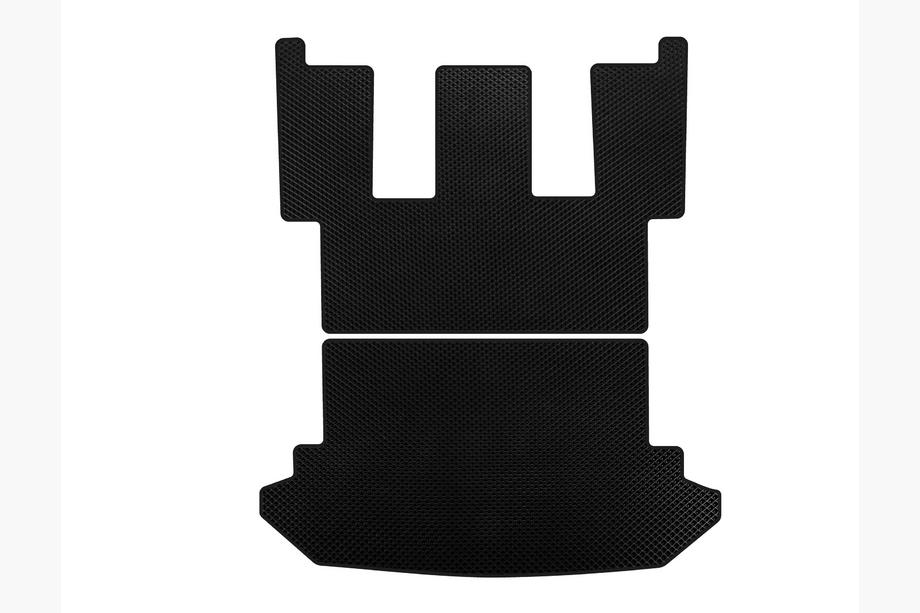 Peugeot 807 2002-2014 гг. Коврик в багажник EVA (Черный) Image