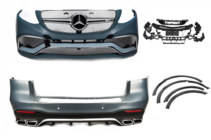 Mercedes GLE/ML сlass W166 2011-2018 гг. Комплект обвеса GLE63 AMG (с задним бампером) фото 2