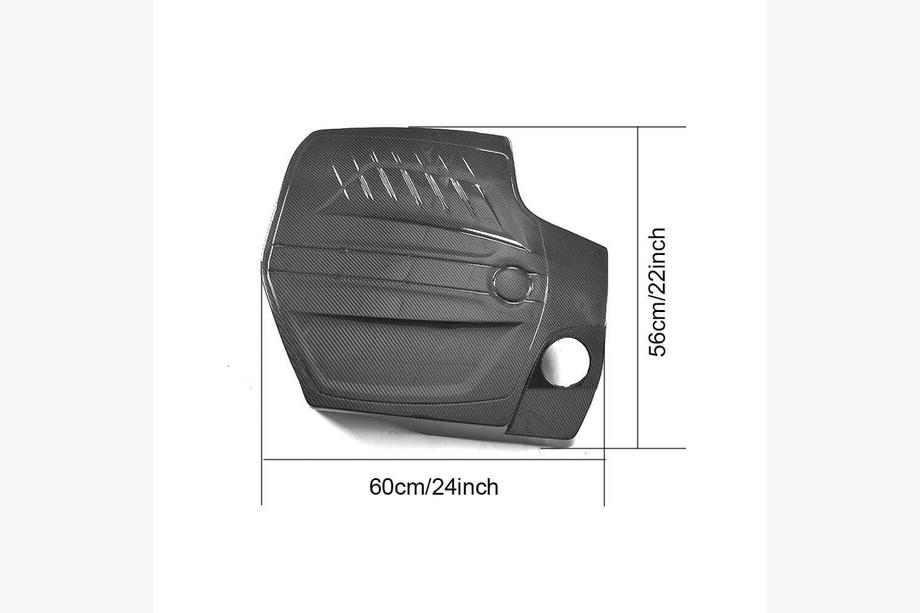 BMW 2 серия F22/F23 2014-2021 гг. Крышка двигателя (для F87 M2/M2 Competition, Карбон) Фото 6