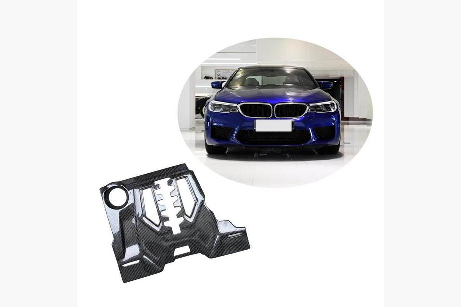 BMW 5 серия G30/G31 2017-2023 гг. Карбоновая крышка двигателя (для F90) Image