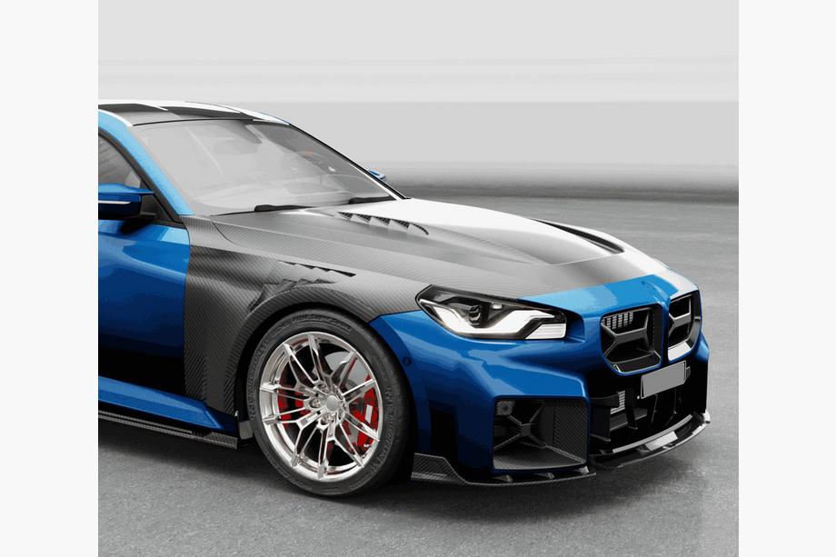 BMW 2 серия G42 2021- гг. Ноздри (для G87, Карбон) Фото 2