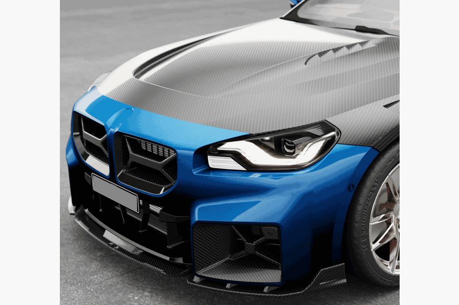 BMW 2 серия G42 2021- гг. Ноздри (для G87, Карбон) Фото 3